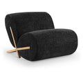  Manufacturer Color_Black -- Meridian Akira Stationary Fabric Accent Chair IMAGE 1