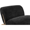  Manufacturer Color_Black -- Meridian Akira Stationary Fabric Accent Chair IMAGE 6