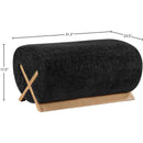  Manufacturer Color_Black -- Meridian Akira Fabric Ottoman IMAGE 7