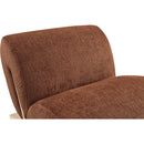  Manufacturer Color_Cognac -- Akira Cognac Fabric Upholstered Accent Chair IMAGE 6
