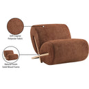  Manufacturer Color_Cognac -- Akira Cognac Fabric Upholstered Accent Chair IMAGE 9