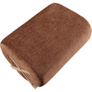  Manufacturer Color_Cognac -- Akira Cognac Fabric Upholstered Ottoman IMAGE 5