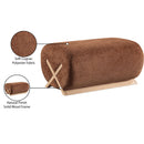  Manufacturer Color_Cognac -- Akira Cognac Fabric Upholstered Ottoman IMAGE 8