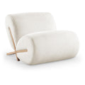  Manufacturer Color_Cream -- Akira Cream Fabric Upholstered Accent Chair IMAGE 1