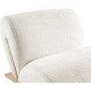  Manufacturer Color_Cream -- Akira Cream Fabric Upholstered Accent Chair IMAGE 6