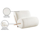 Manufacturer Color_Cream -- Akira Cream Fabric Upholstered Accent Chair IMAGE 9
