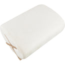 Meridian Akira Cream Fabric Ottoman IMAGE 5