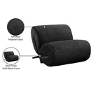  Manufacturer Color_Black -- Meridian Akira Stationary Fabric Accent Chair IMAGE 9