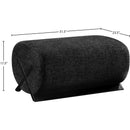 Manufacturer Color_Black -- Meridian Akira Fabric Ottoman IMAGE 6