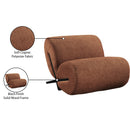  Manufacturer Color_Cognac -- Akira Cognac Fabric Upholstered Accent Chair IMAGE 9