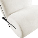  Manufacturer Color_Cream -- Akira Cream Fabric Upholstered Accent Chair IMAGE 7