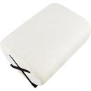  Manufacturer Color_Cream -- Akira Cream Fabric Upholstered Ottoman IMAGE 5