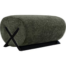  Manufacturer Color_Green -- Akira Green Fabric Upholstered Ottoman IMAGE 4