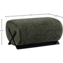  Manufacturer Color_Green -- Akira Green Fabric Upholstered Ottoman IMAGE 7
