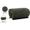 Meridian Akira Green Fabric Ottoman IMAGE 8