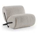 Meridian Akira Grey Fabric Accent Chair IMAGE 1