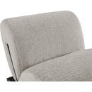 Meridian Akira Grey Fabric Accent Chair IMAGE 6