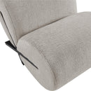 Meridian Akira Grey Fabric Accent Chair IMAGE 7