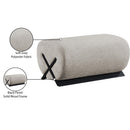  Manufacturer Color_Grey -- Akira Grey Fabric Upholstered Ottoman IMAGE 8