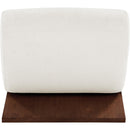  Manufacturer Color_Cream -- Akira Cream Fabric Upholstered Accent Chair IMAGE 5