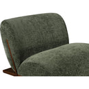  Manufacturer Color_Green -- Akira Green Fabric Upholstered Accent Chair IMAGE 6