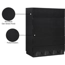  Color_Black -- Meridian Scallop 5 Drawer Chest IMAGE 9