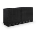  Color_Black -- Meridian Scallop 6 Drawer Dresser IMAGE 1