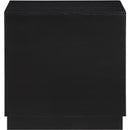 Meridian Scallop Black Night Stand IMAGE 5