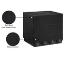  Color_Black -- Meridian Scallop 3 Drawer Nightstand IMAGE 9