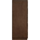  Color_Brown -- Scallop Brown Oak Veneer Chest IMAGE 4