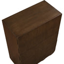  Color_Brown -- Scallop Brown Oak Veneer Chest IMAGE 7