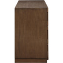  Color_Brown -- Scallop Brown Oak Veneer Dresser IMAGE 4