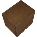  Color_Brown -- Scallop Brown Oak Veneer Nightstand IMAGE 7