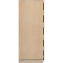  Color_Natural -- Scallop Natural Oak Veneer Chest IMAGE 4