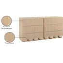  Color_Natural -- Scallop Natural Oak Veneer Dresser IMAGE 9