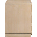  Color_Natural -- Scallop Natural Oak Veneer Nightstand IMAGE 4