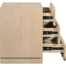  Color_Natural -- Scallop Natural Oak Veneer Nightstand IMAGE 6