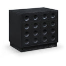  Color_Black -- Meridian Compass 1 Drawer Nightstand IMAGE 1