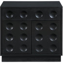  Color_Black -- Meridian Compass 1 Drawer Nightstand IMAGE 3