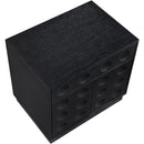  Color_Black -- Meridian Compass 1 Drawer Nightstand IMAGE 7