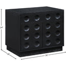 Meridian Compass Black Night Stand IMAGE 8