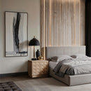  Color_Natural -- Compass Natural Oak Veneer Nightstand IMAGE 2