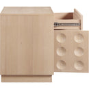 Color_Natural -- Compass Natural Oak Veneer Nightstand IMAGE 6