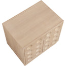  Color_Natural -- Compass Natural Oak Veneer Nightstand IMAGE 7