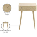  Color_Beige -- Meridian Rylan 1 Drawer Nightstand IMAGE 10