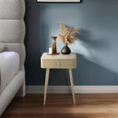  Color_Beige -- Meridian Rylan 1 Drawer Nightstand IMAGE 2