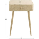  Color_Beige -- Meridian Rylan 1 Drawer Nightstand IMAGE 9