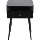 Color_Black -- Rylan Black Iron Nightstand IMAGE 3