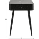  Color_Black -- Rylan Black Iron Nightstand IMAGE 9