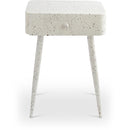  Color_White -- Rylan White Iron Nightstand IMAGE 1